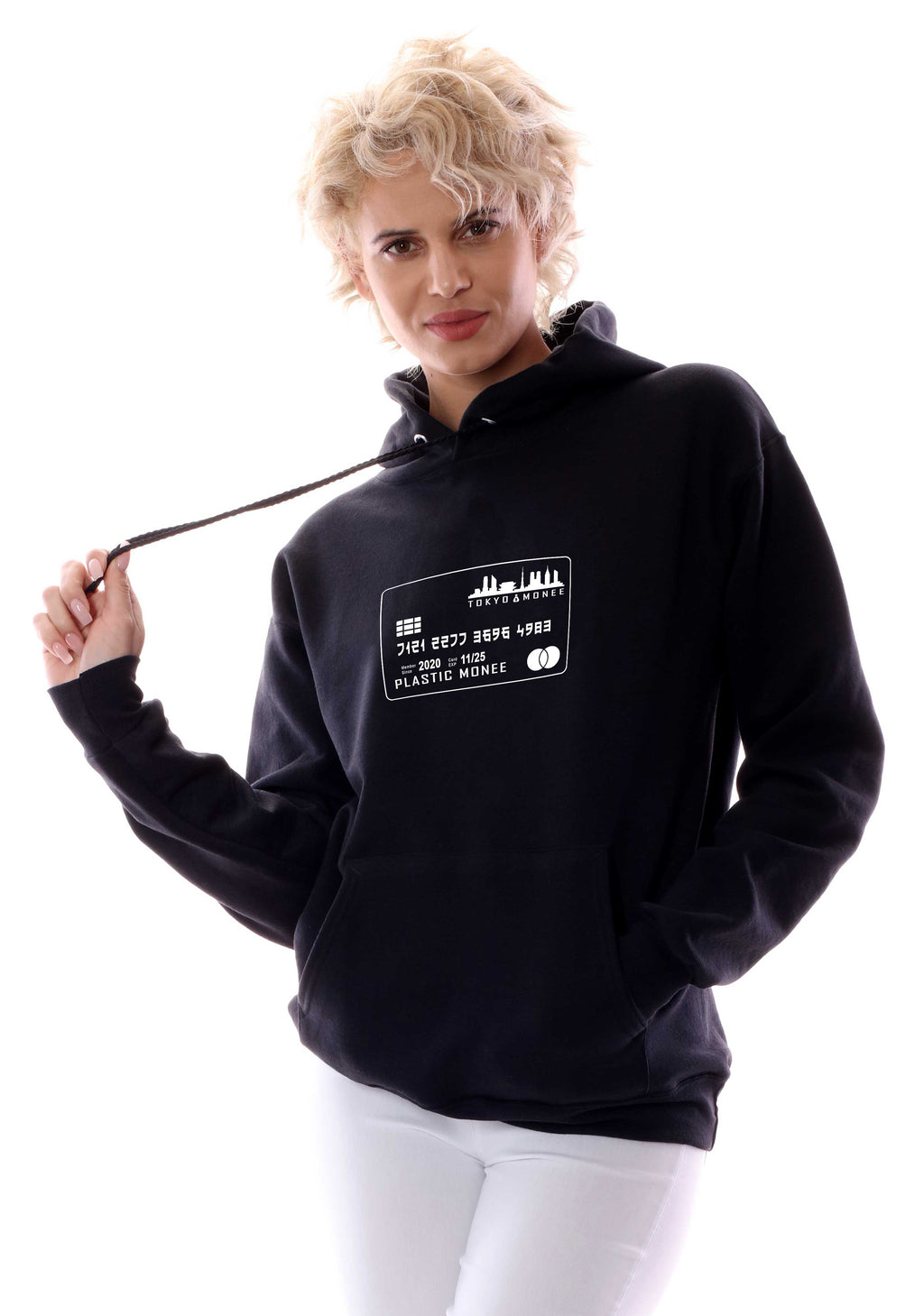 Women's Tokyo Monee Plastic Monee Graphic Pullover Hoodie