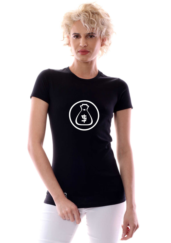 Women's Tokyo Monee Circle Logo Graphic T-Shirt