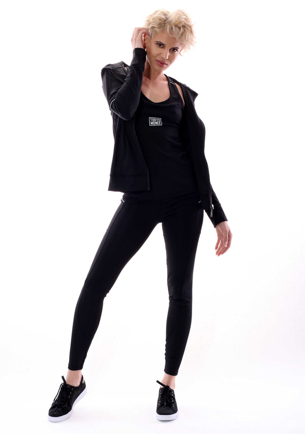 Women's Tokyo Monee Black Three Piece Sportswear Outfit