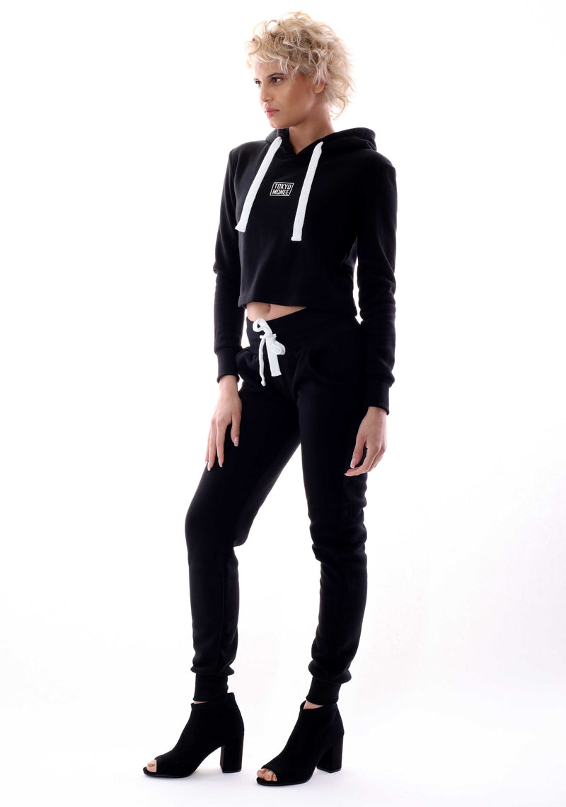 Women's Tokyo Monee Black Two Piece Sportswear Outfit