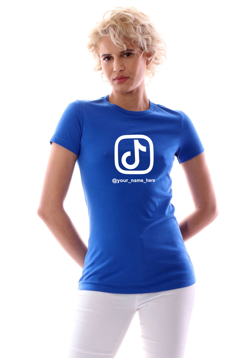 Women's Social Media Inspired Custom Graphic T-Shirt