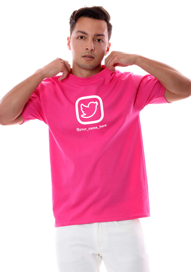 Men's Social Media Inspired Custom Graphic T-Shirt